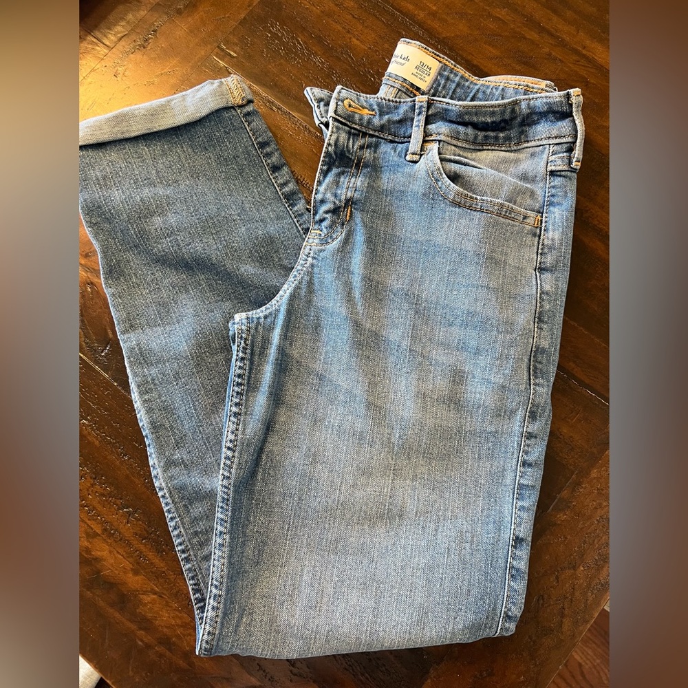Abercrombie and fitch kids girls jeans sz 13/14 excellent condition